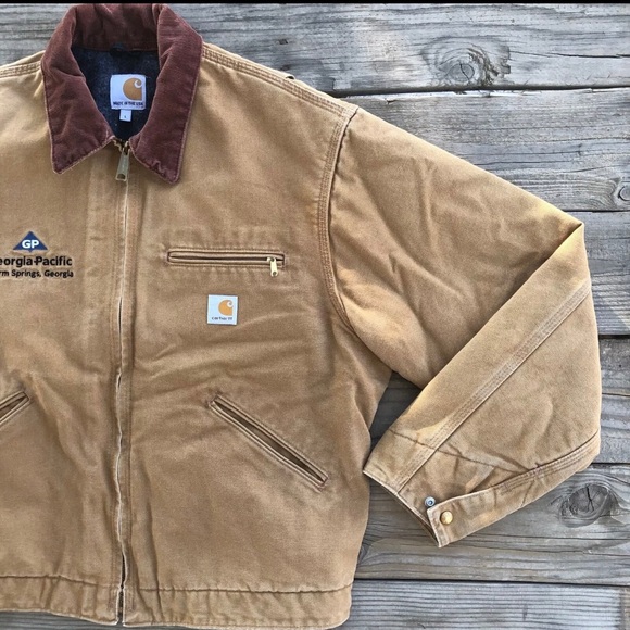 Vintage Carhartt j001 Detroit Jacket Size Large - Picture 3 of 14